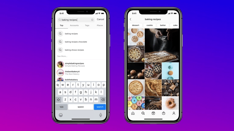 Instagram Adds Keyword Search in Addition to Profiles and Tags