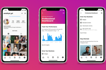 Instagram adds professional dashboard for businesses and creators