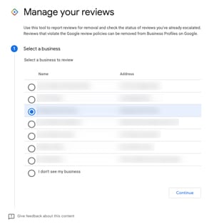 Manage My Reviews On Google My Business