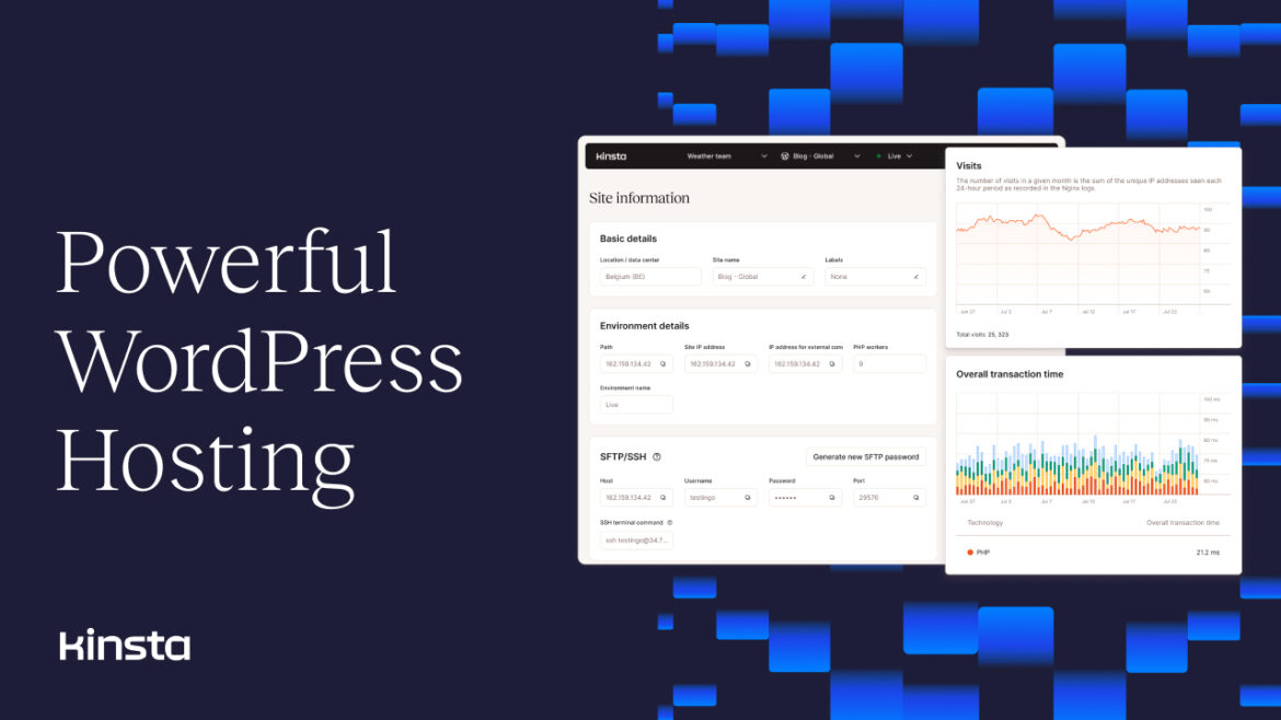 KINSTA - Best Wordpress hosting