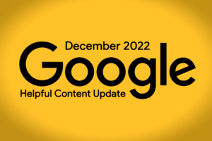 Google Helpful Content Update (HCU) has rolled out (December 2022 update)